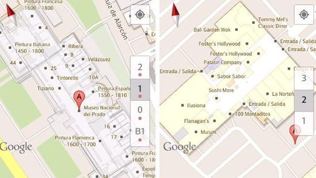 Google quiere incluir los planos de edificios dentro de su servicio Maps