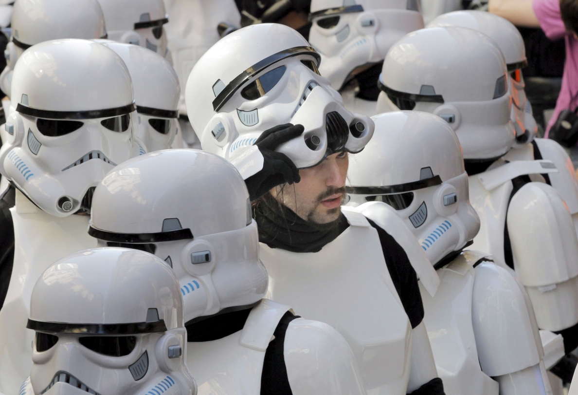 Desfile solidario de las tropas de Darth Vader el sábado en El Retiro