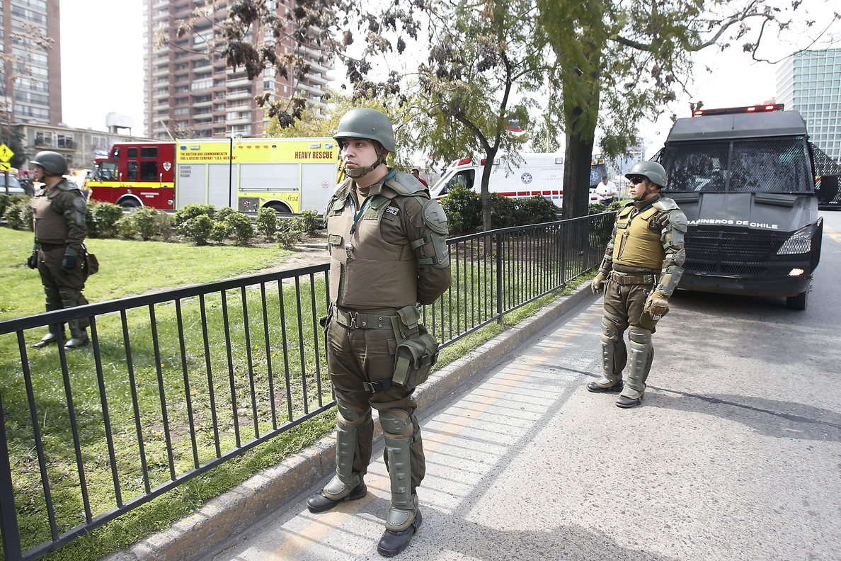 La Policía chilena captura a tres presuntos autores de los atentados en el metro de Santiago