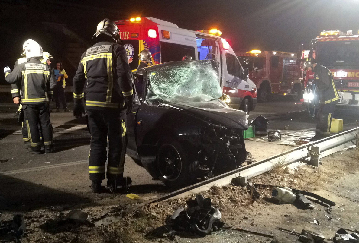 Un muerto y seis heridos en un accidente de tráfico en Fuente Álamo (Murcia)