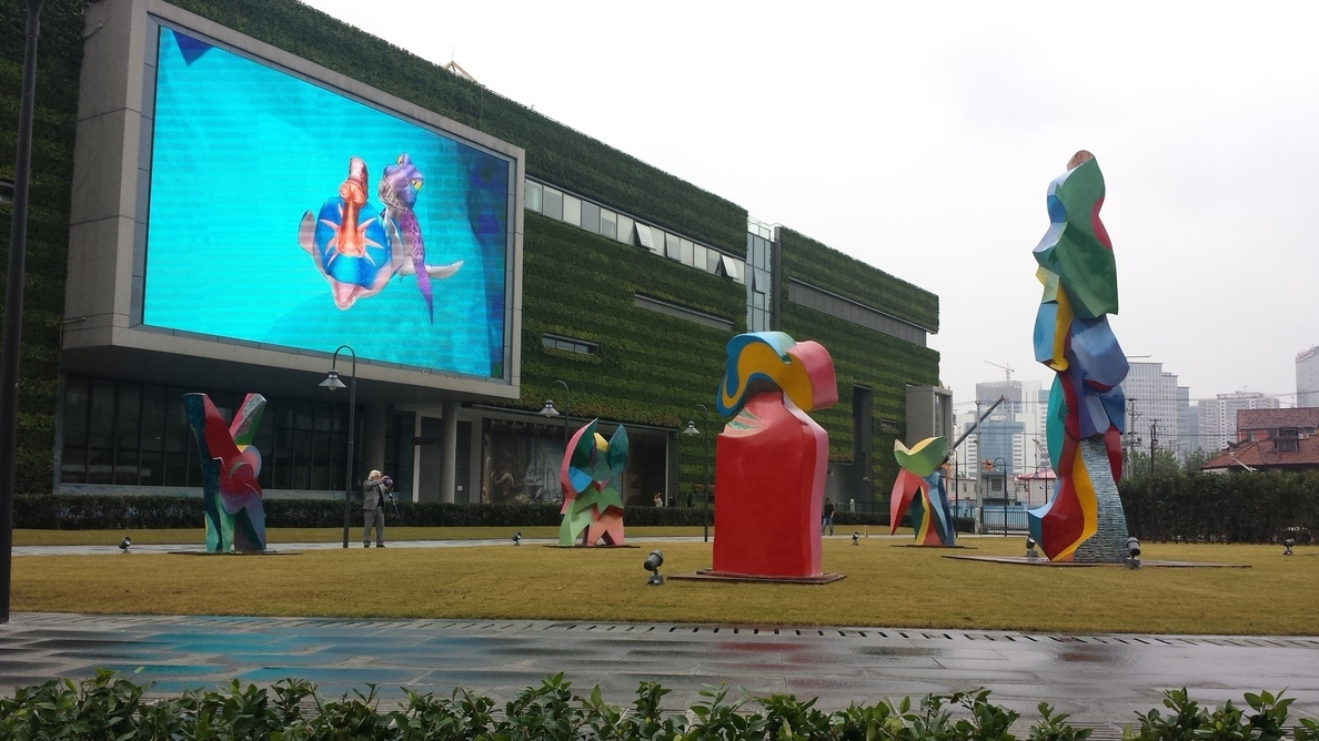El Parque de Esculturas en Shanghai acoge una muestra del pintor y escultor Cristóbal Gabarrón