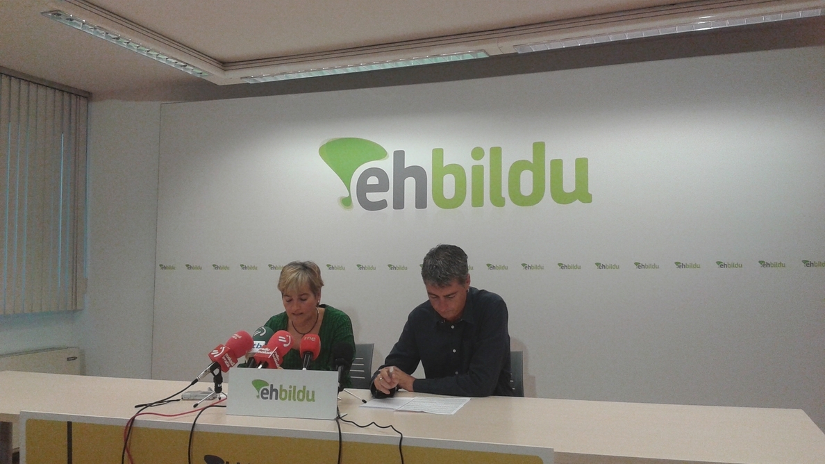 EH Bildu rechaza cualquier actuación violenta y dice que esos actos «refuerzan a los enemigos de la paz»