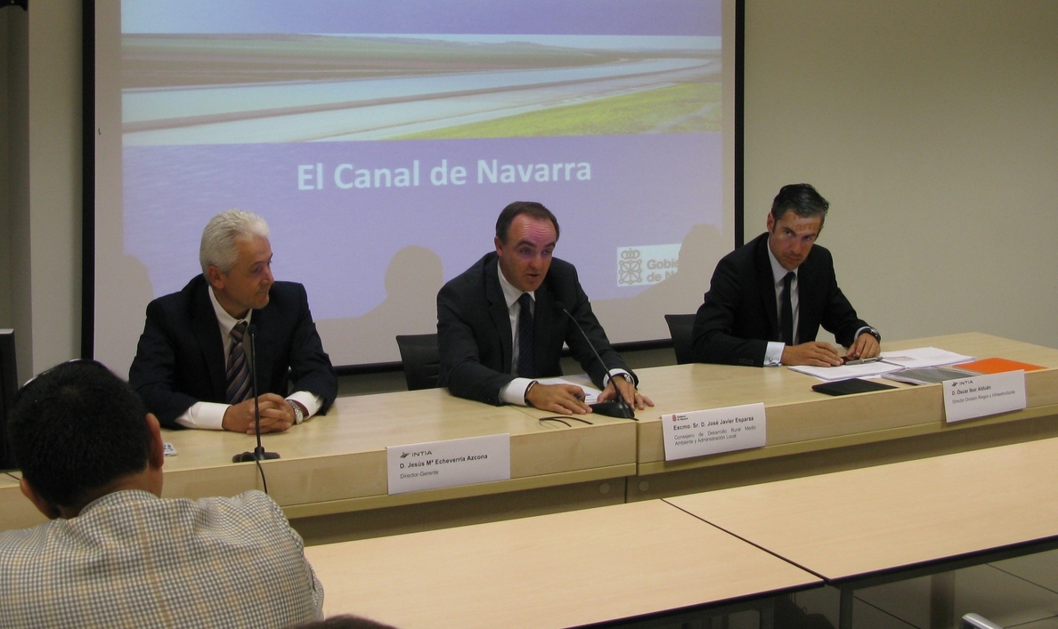 Navarra explica el sistema de concesión público-privada de la zona regable del Canal a una delegación internacional