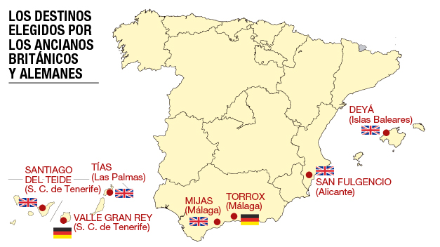 Canarias y Baleares donde más abuelos hay