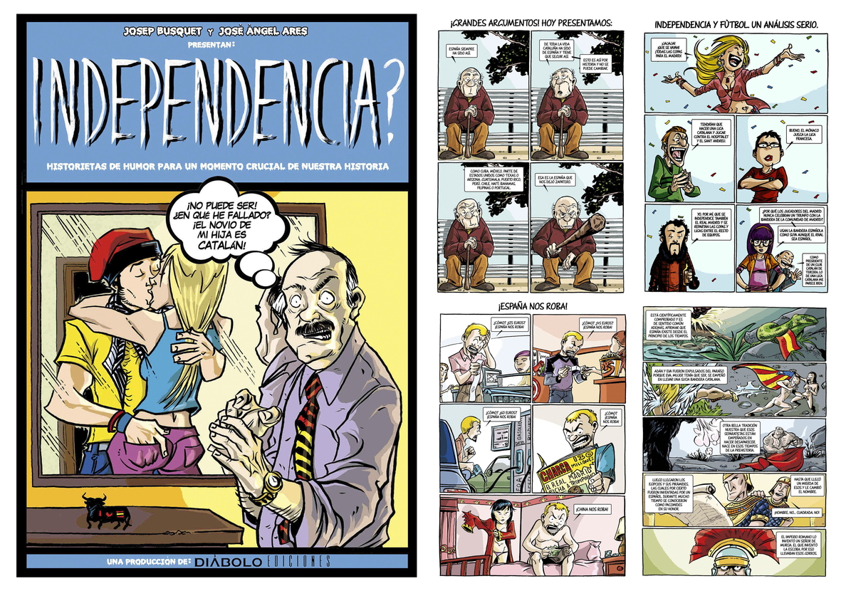 «Independencia?», el cómic que saca punta a la independencia catalana