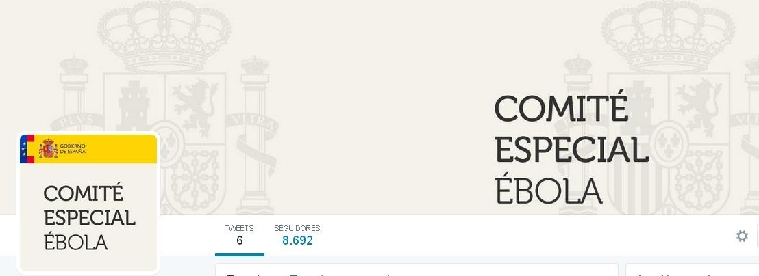 El Gobierno crea cuenta oficial en Twitter sobre el Ébola en España