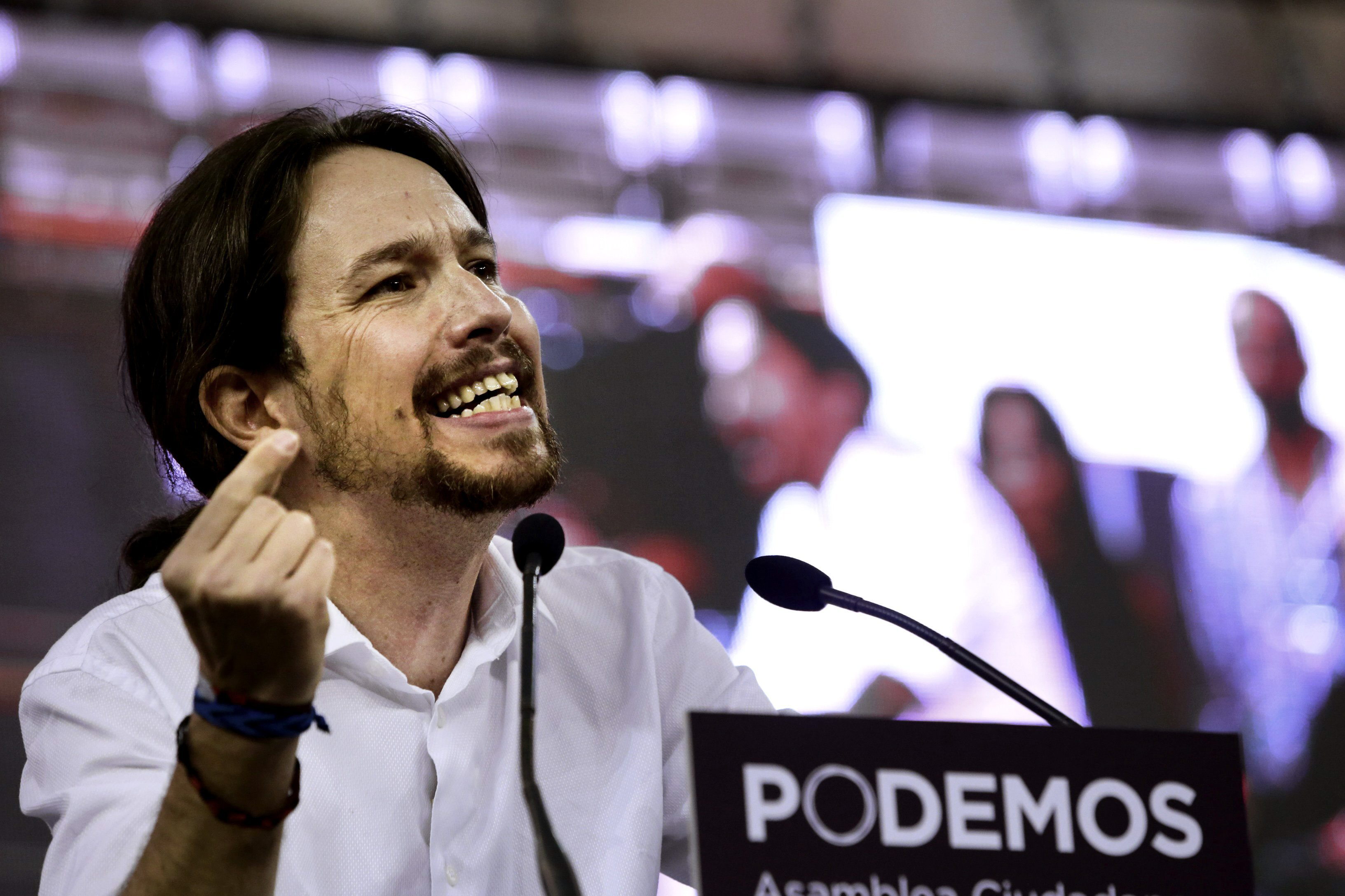 Iglesias, en la asamblea de Podemos: «El cielo no se toma por consenso, se toma por asalto»