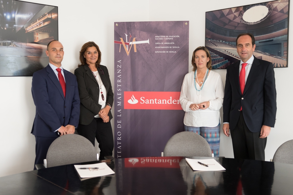 Grupo Santander y Teatro Maestranza firman un convenio de patrocinio para la temporada 2014-2015