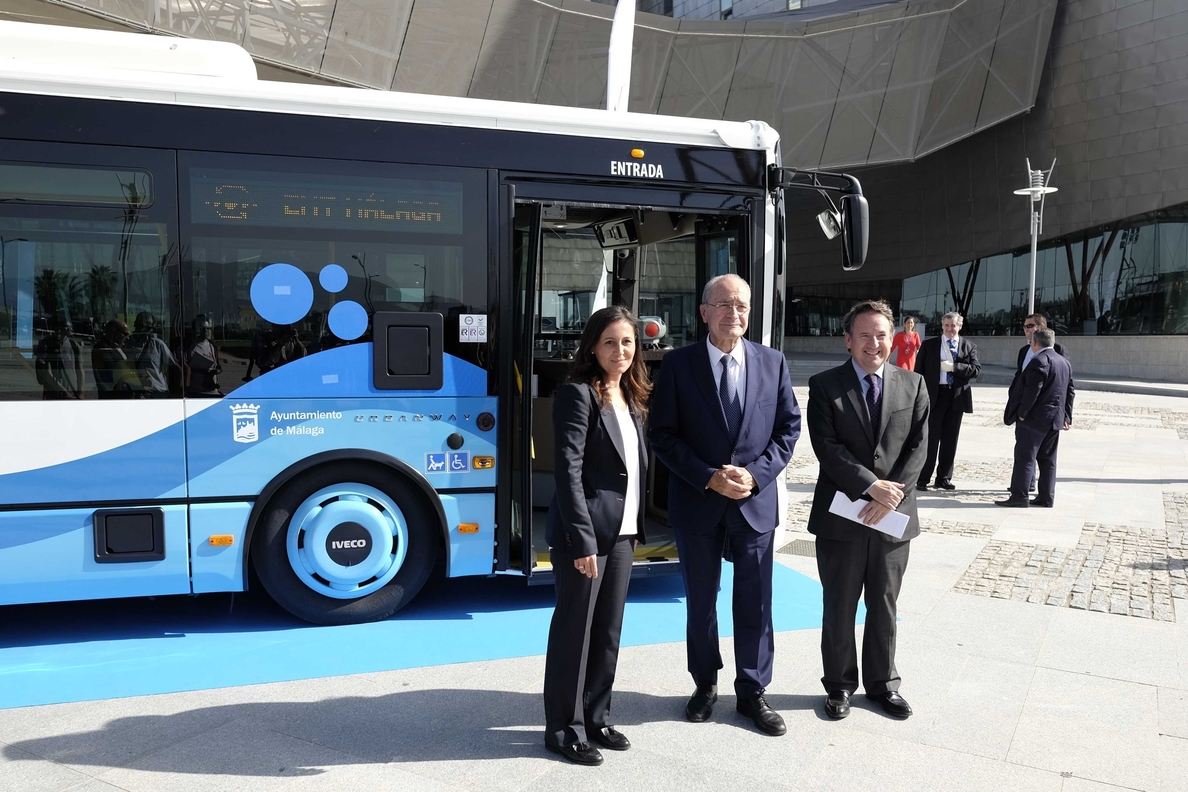 Málaga, primera ciudad española en incorporar el último modelo de autobús de Iveco