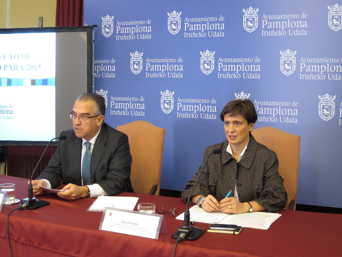 El anteproyecto de presupuesto de Pamplona para 2015 asciende a 196,5 millones, de los que 16,4 se destinan a inversión