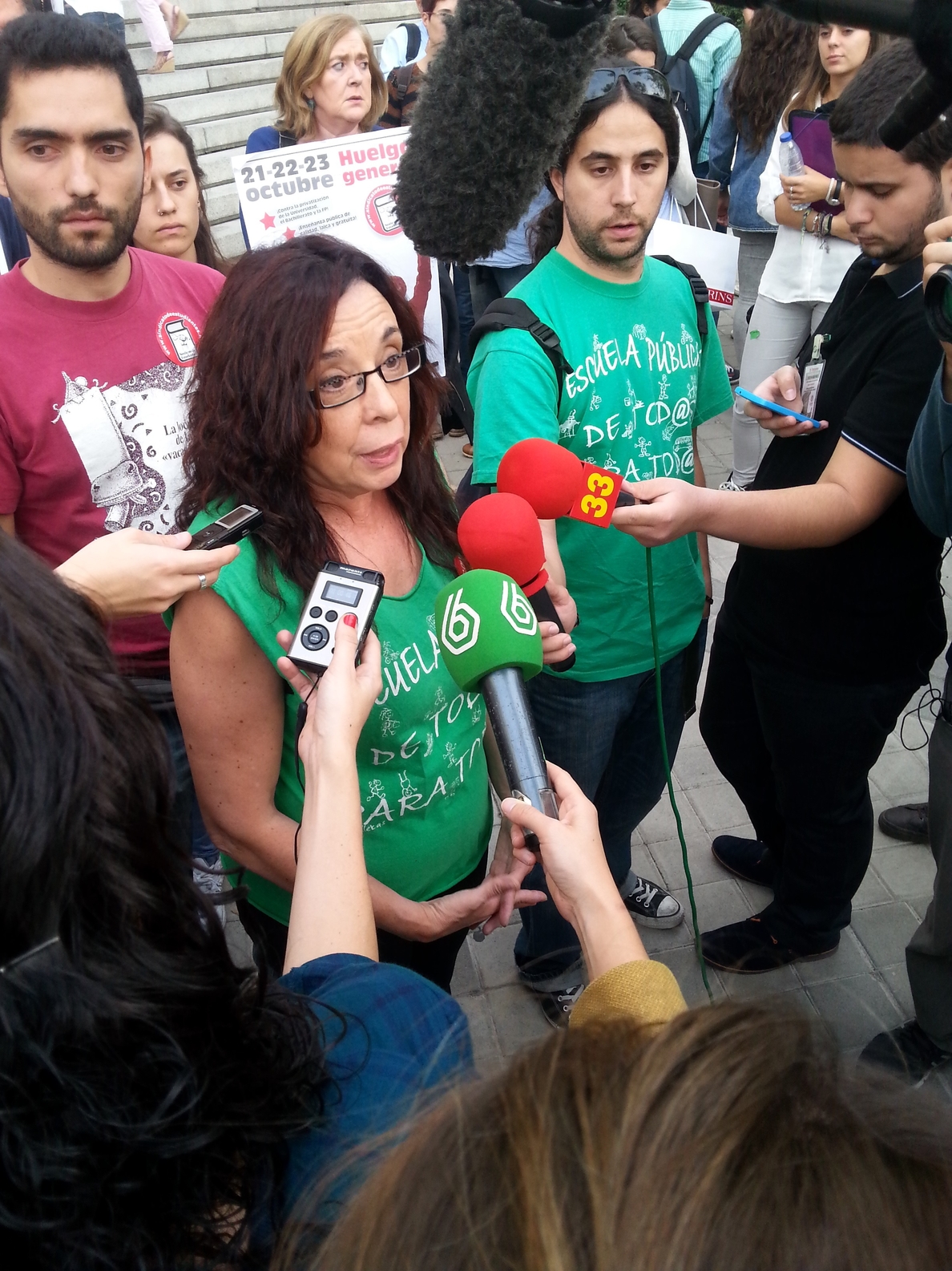 Arranca la marcha estudiantil en Madrid que cierra el paro de 72 horas contra la LOMCE y por la dimisión de Wert