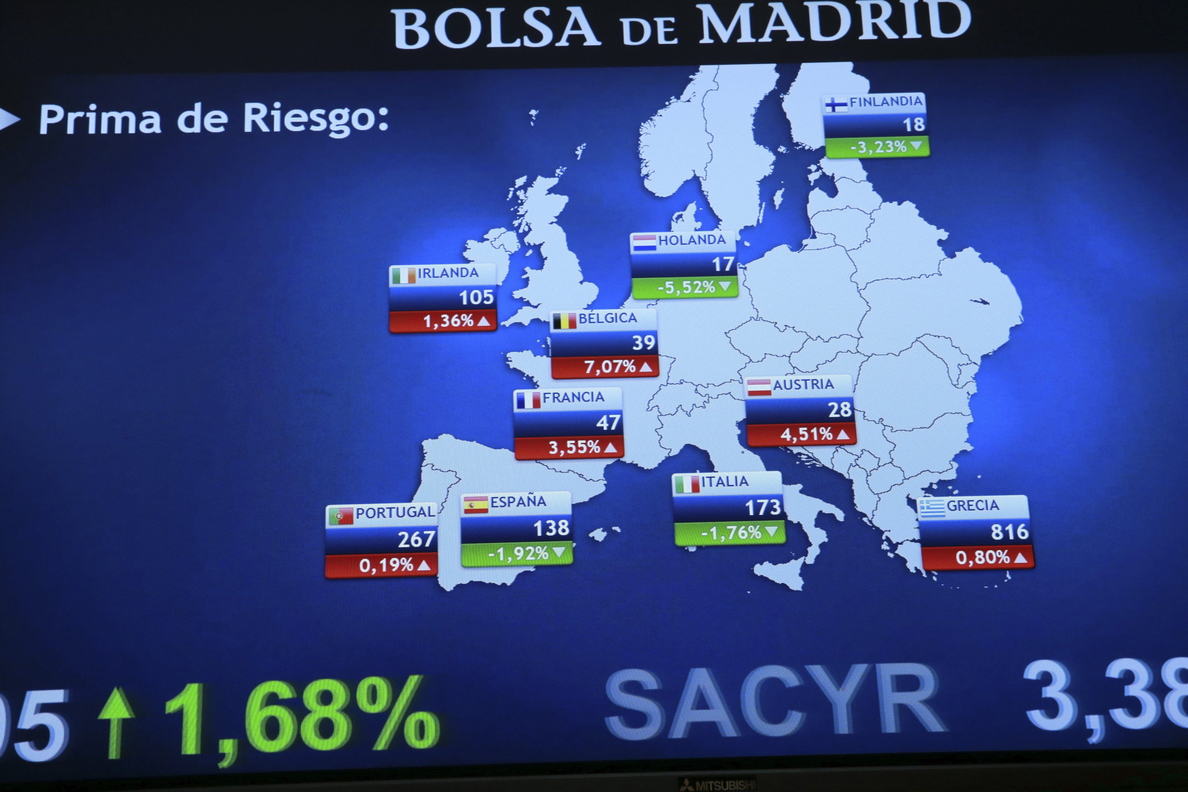 La prima de riesgo de España sube en la apertura hasta 138 puntos básicos