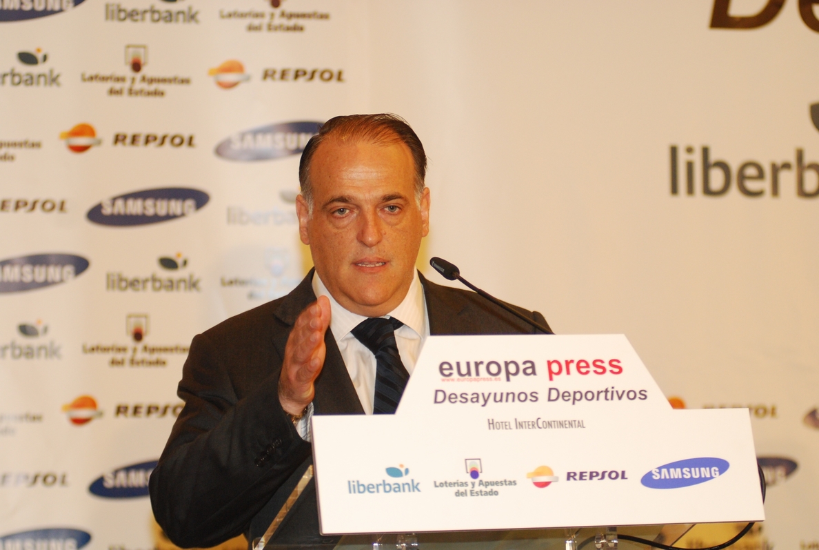 Javier Tebas, protagonista este viernes de los Desayunos Deportivos de Europa Press