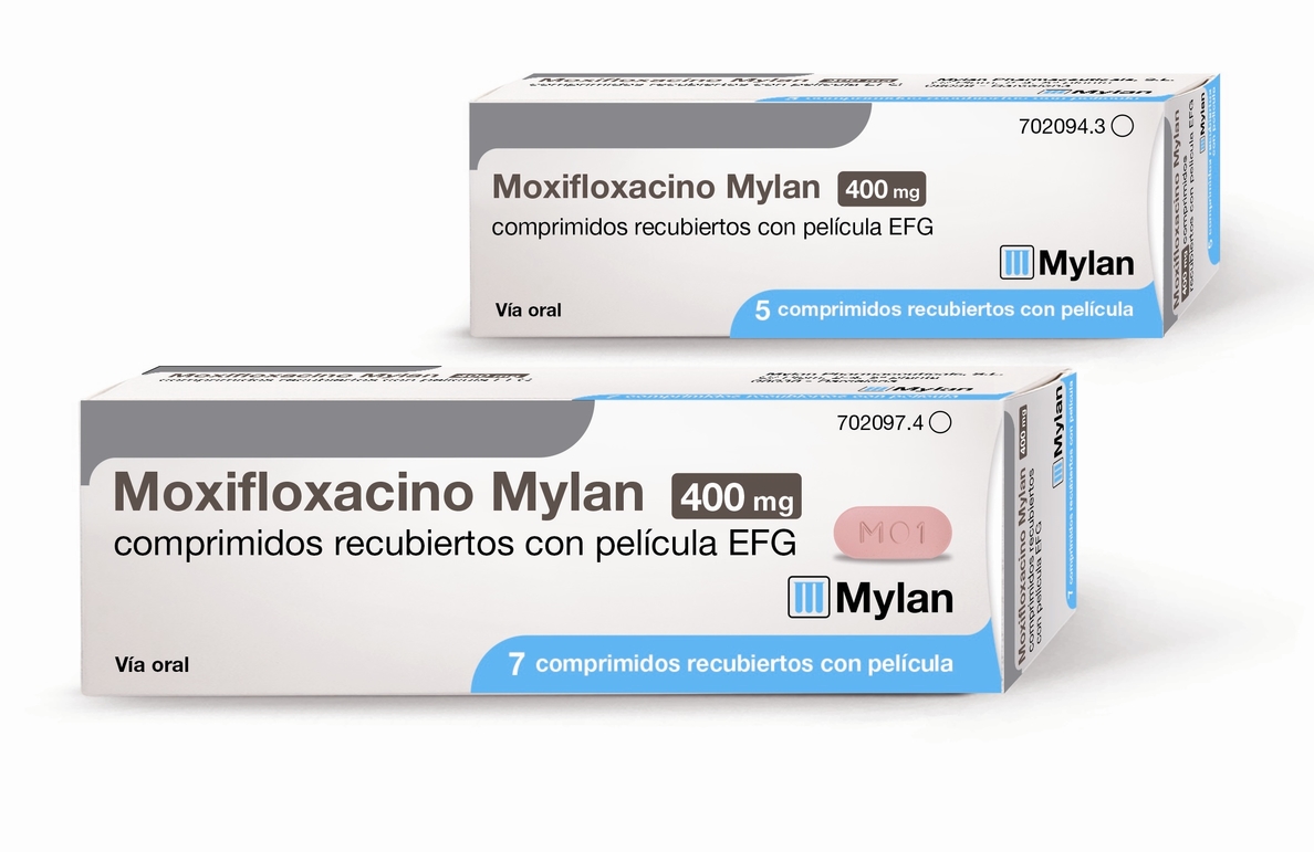 Mylan lanza »Moxifloxacino Mylan 400 mg EFG» para tratar las infecciones bacterianas en mayores de 18 años