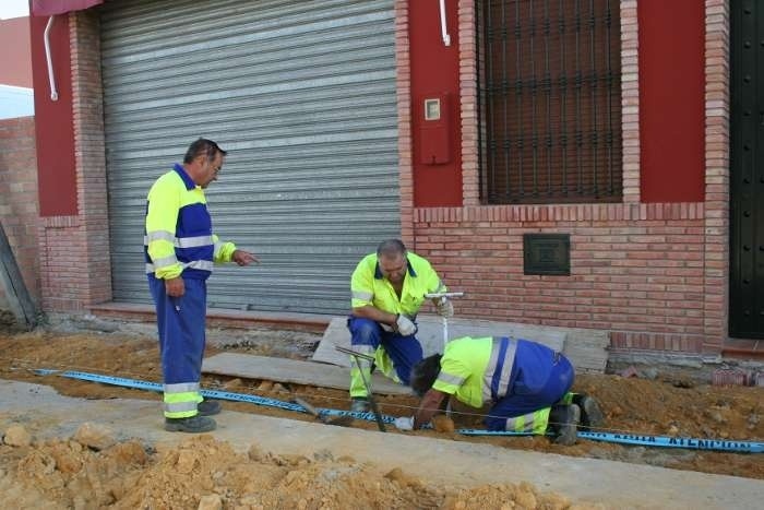 El Viso del Alcor inicia la ejecución de las obras de mejora del alumbrado en la calle Málaga