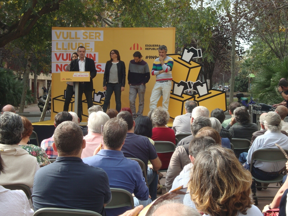 Bosch (ERC) pide convencer a los catalanes de que votar el 9N les hará «dignos»