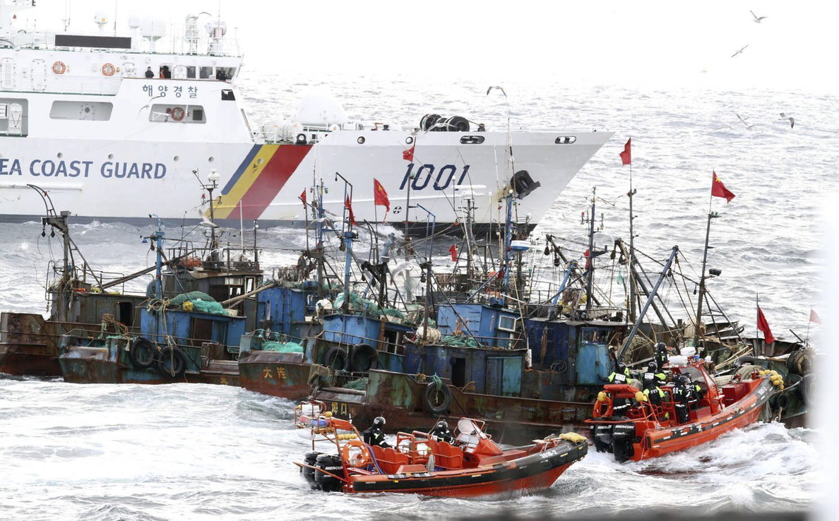 Corea del Sur pierde 1.000 millones de euros al año por la pesca ilegal china