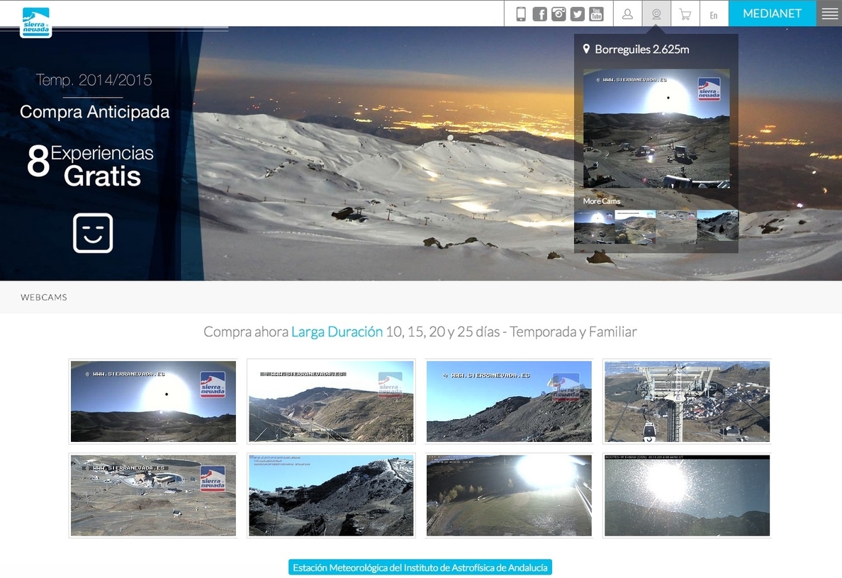 Sierra Nevada estrena nueva web con más información y más fácil navegación en todos los dispositivos
