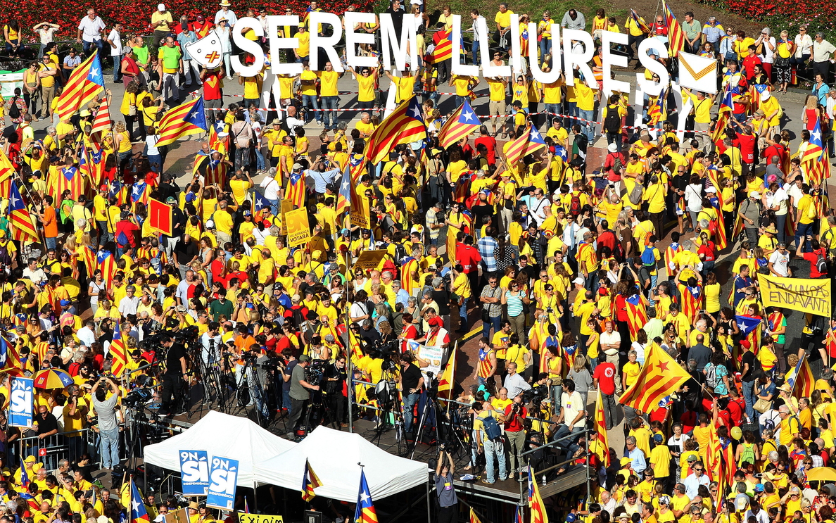 El voto catalanista, que ronda del 23% al 40% del censo, se radicaliza