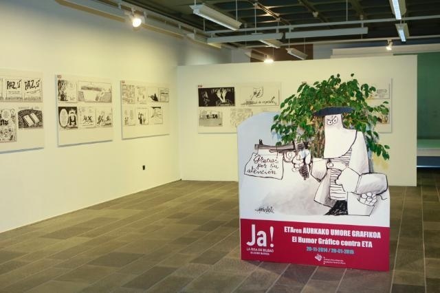 El Archivo del Territorio Histórico de Álava acoge hasta el 20 de enero la exposición »El Humor Gráfico contra ETA»