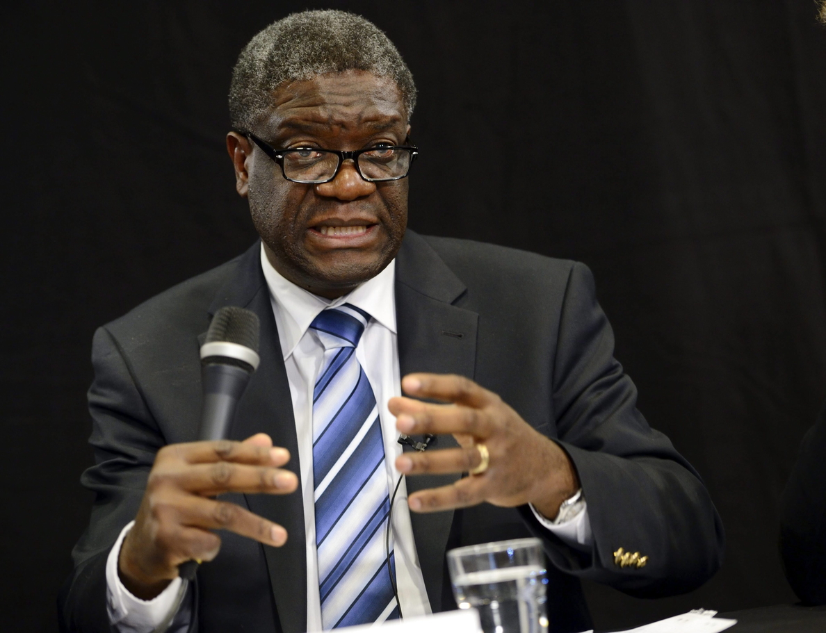 Mukwege denuncia «las violaciones como arma de guerra» al recoger el Sájarov
