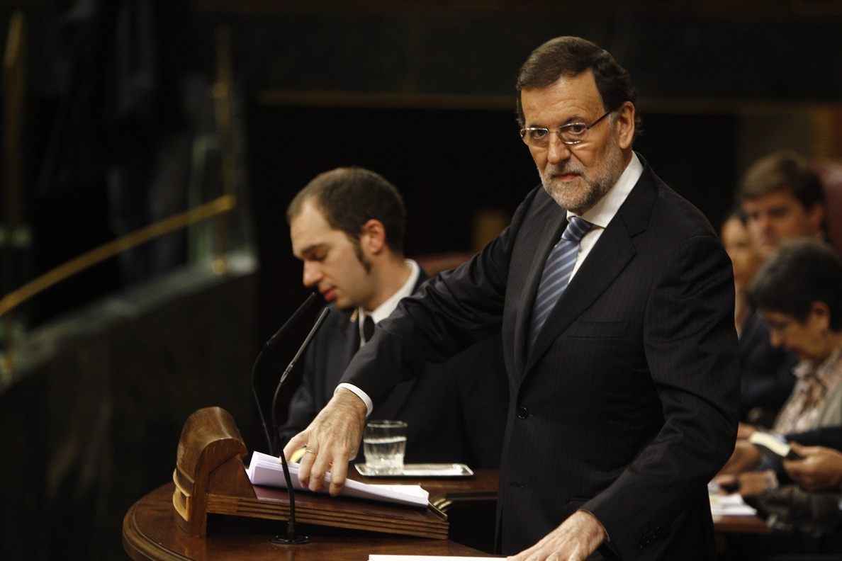 Hasta ocho veces ha aplaudido el Congreso a Mariano Rajoy