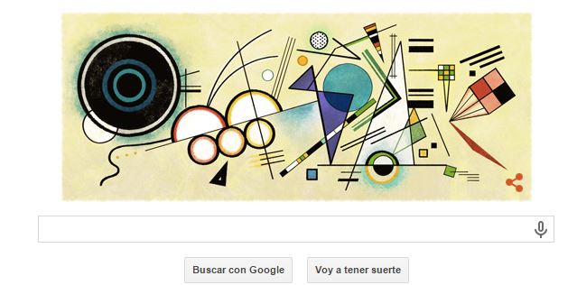 Google homenajea a Kandinsky por el 148 aniversario de su nacimiento