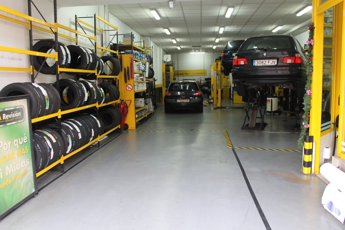 Los talleres españoles mantienen y reparan un millón de vehículos a la semana