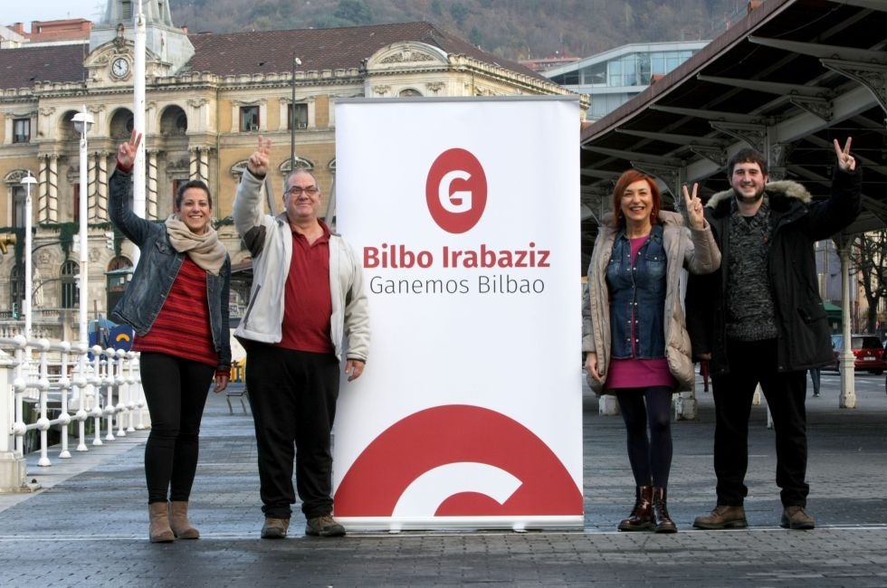 Ganemos Bilbao confirma que presentará una candidatura «única y abierta» a las municipales