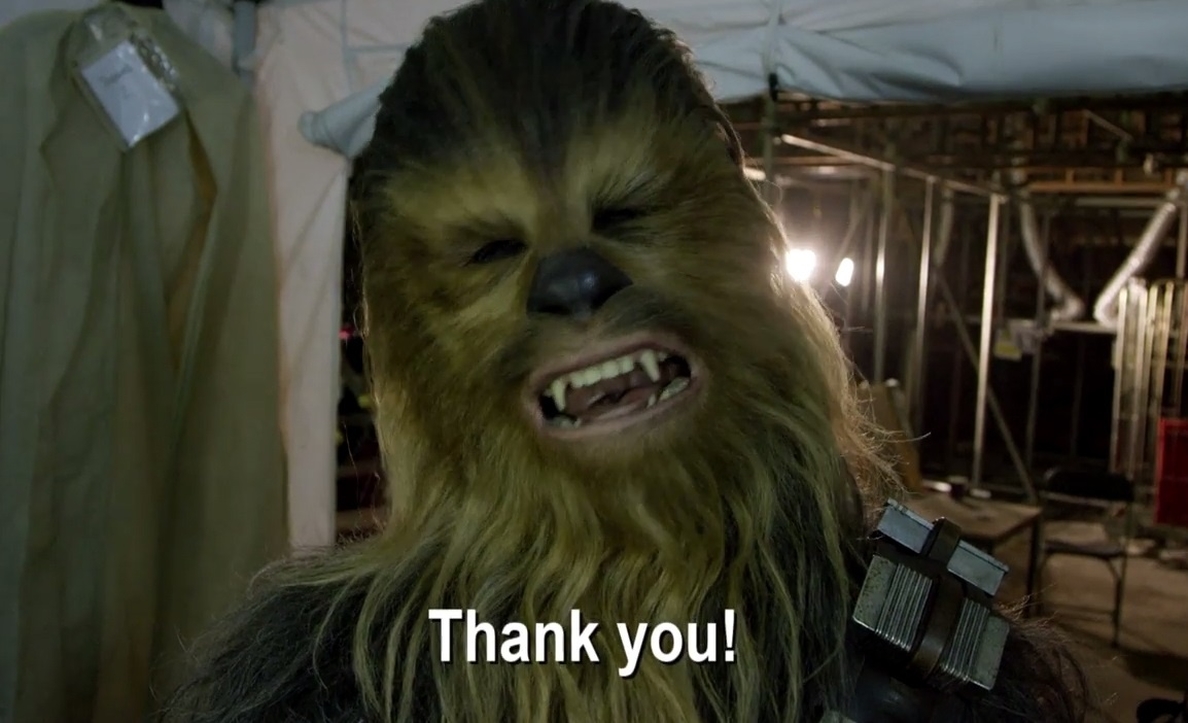 VÍDEO: J.J. Abrams y el equipo de Star Wars VII dan las gracias a los fans