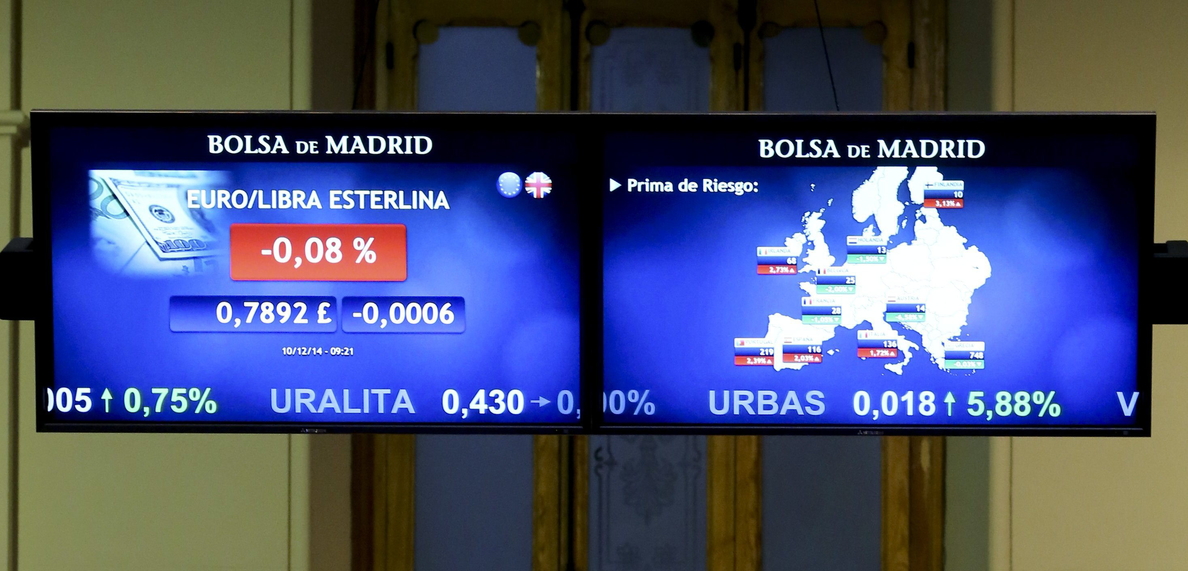 La prima de riesgo española baja a 111 puntos básicos en la apertura