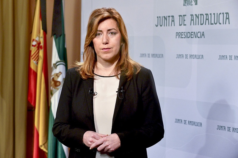 Susana Díaz escoge la Alcazaba como escenario para su segundo discurso a los andaluces de fin de año