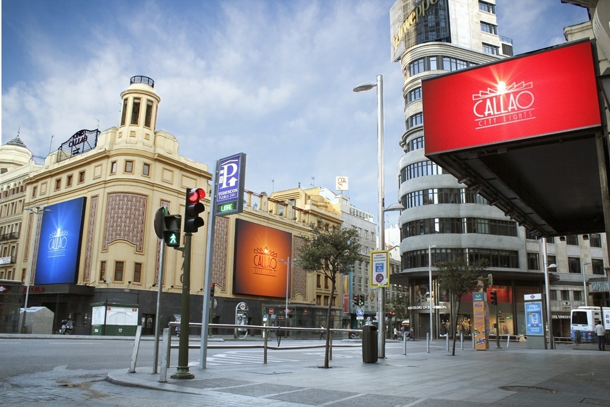 El Sorteo de Navidad se retransmite en directo en las pantallas gigantes de Callao City Lights de Madrid