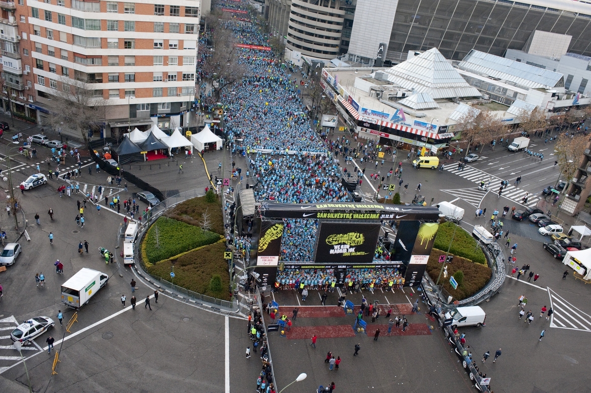 40.000 corredores en San Silvestre Vallecana y otros miles en diferentes puntos de España