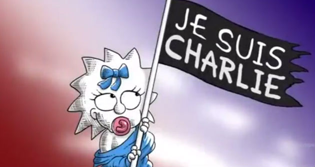 Los Simpson homenajean a »Charlie Hebdo»