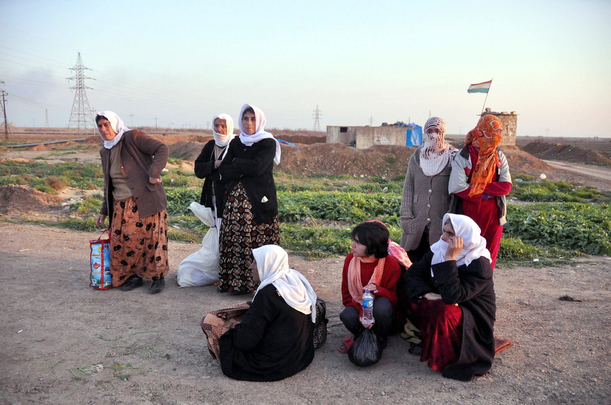 El Estado Islámico libera a unos 150 yazidíes que habían sido secuestrados en Irak