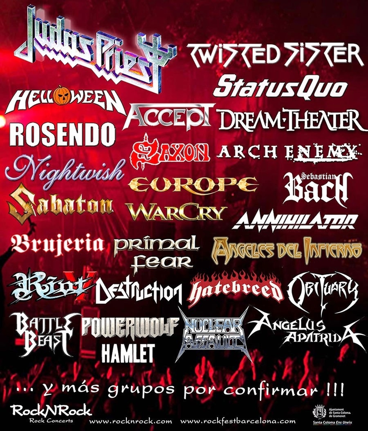 Dream Theater, Arch Enemy y Riot se suman al Rock Fest Bcn 2015