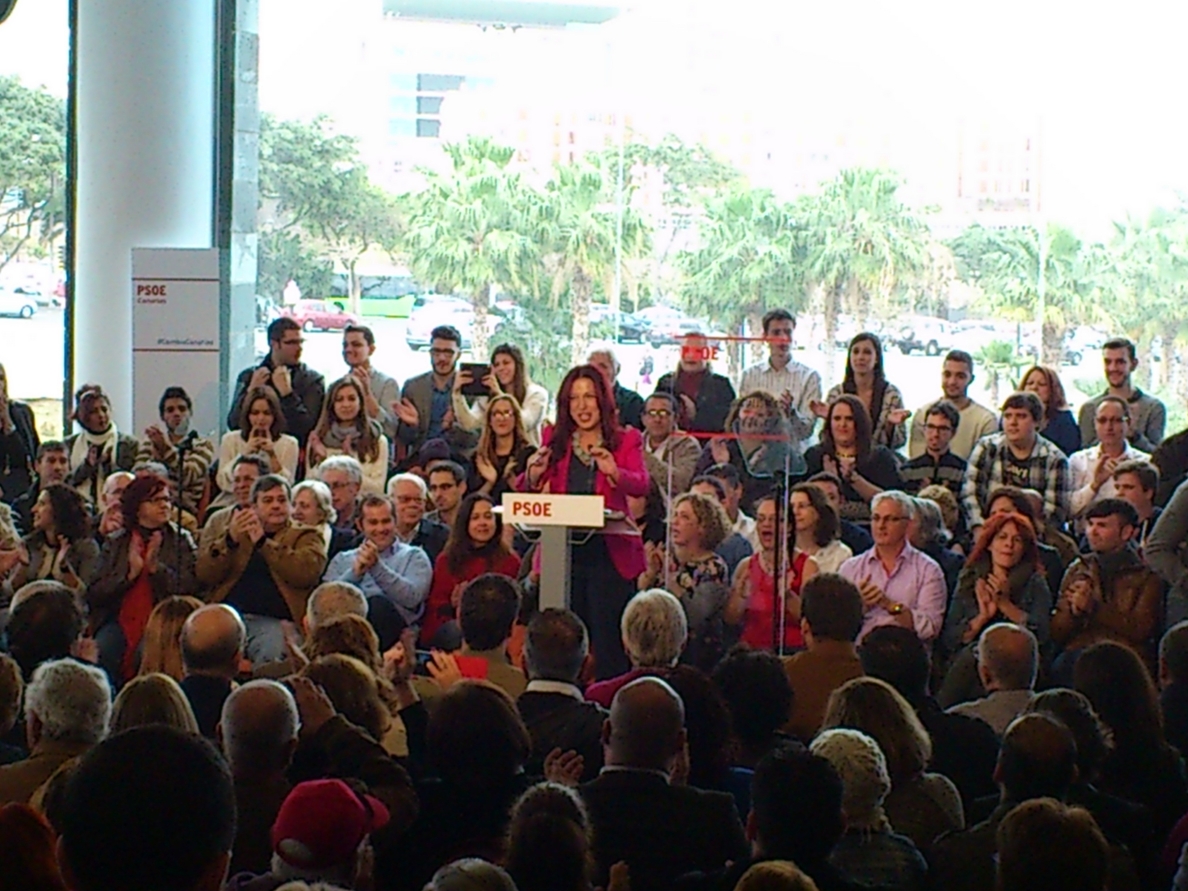 Patricia Hernández asegura que el PSOE está «listo» para cambiar Canarias