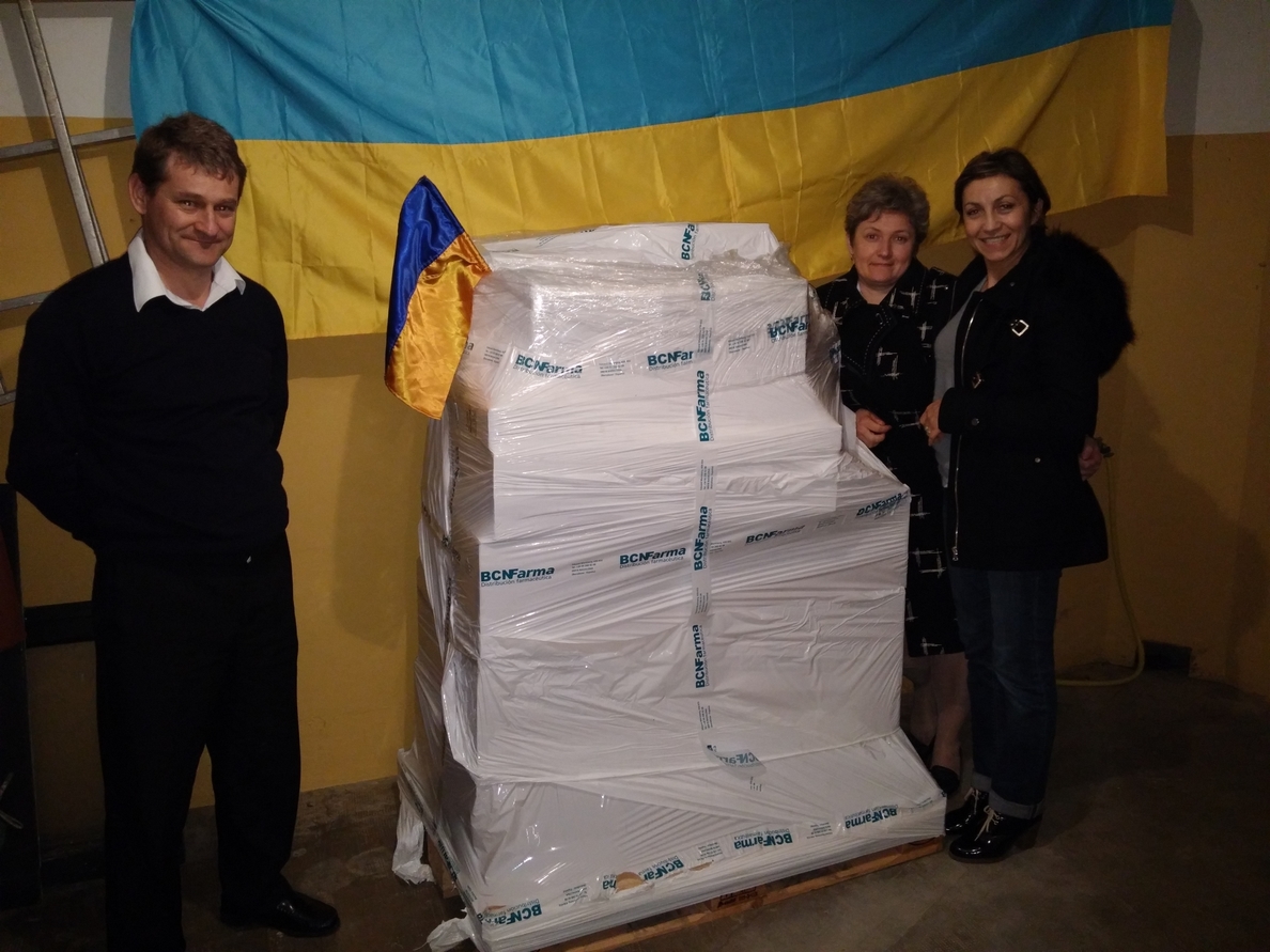 Farmacéuticos Sin Fronteras envía ayuda humanitaria a Ucrania en forma de medicamentos