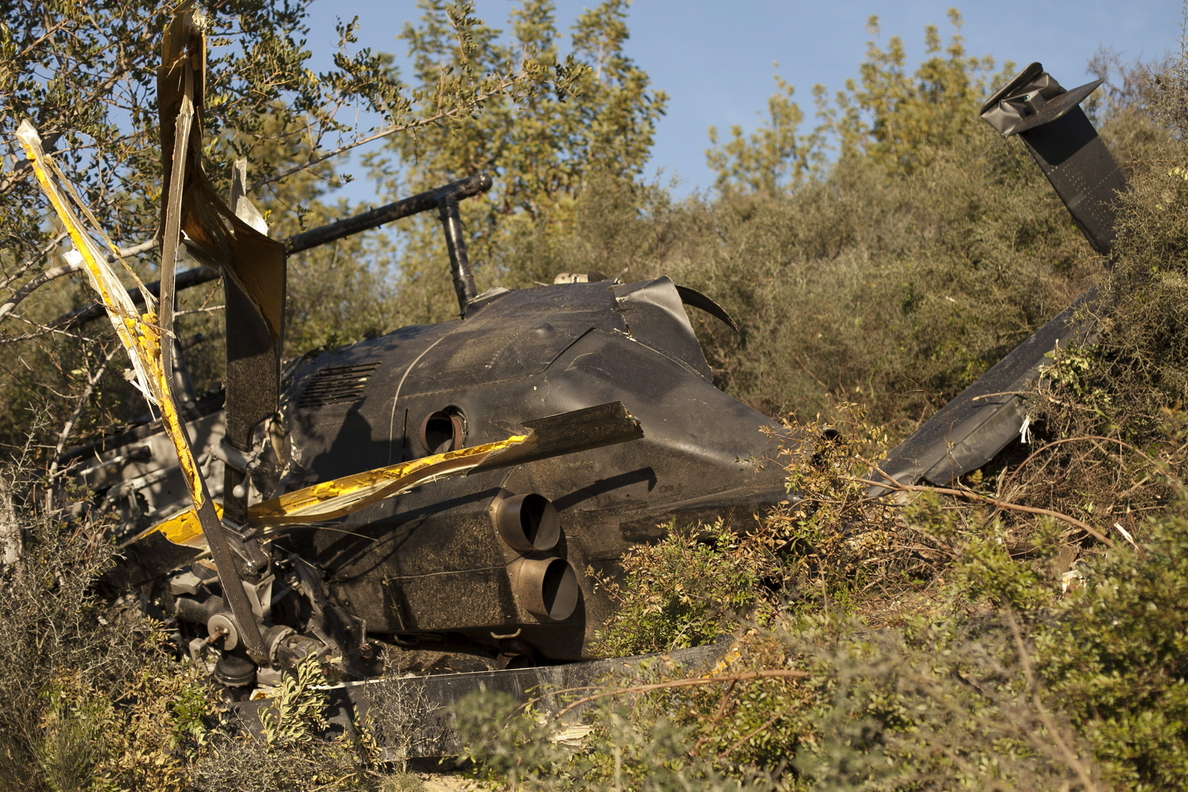 Dos muertos al estrellarse un helicóptero cargado de hachís en Málaga