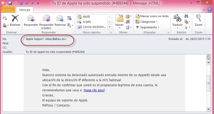 Descubierto un nuevo ataque de »phishing» para usuarios de Apple ID
