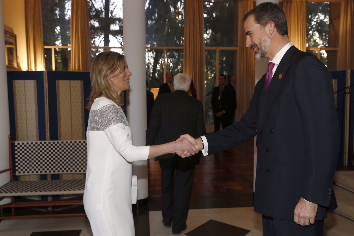 La consejera de Bienestar asturiana, en una recepción de Felipe VI en Etiopía