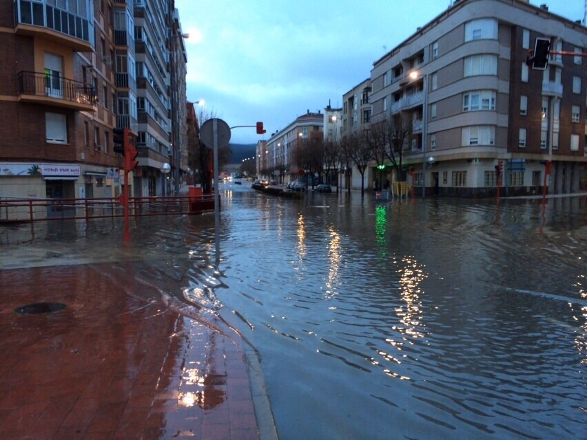 Activado en Burgos el Plan de Protección por las inundaciones que afectan a la zona norte de la provincia