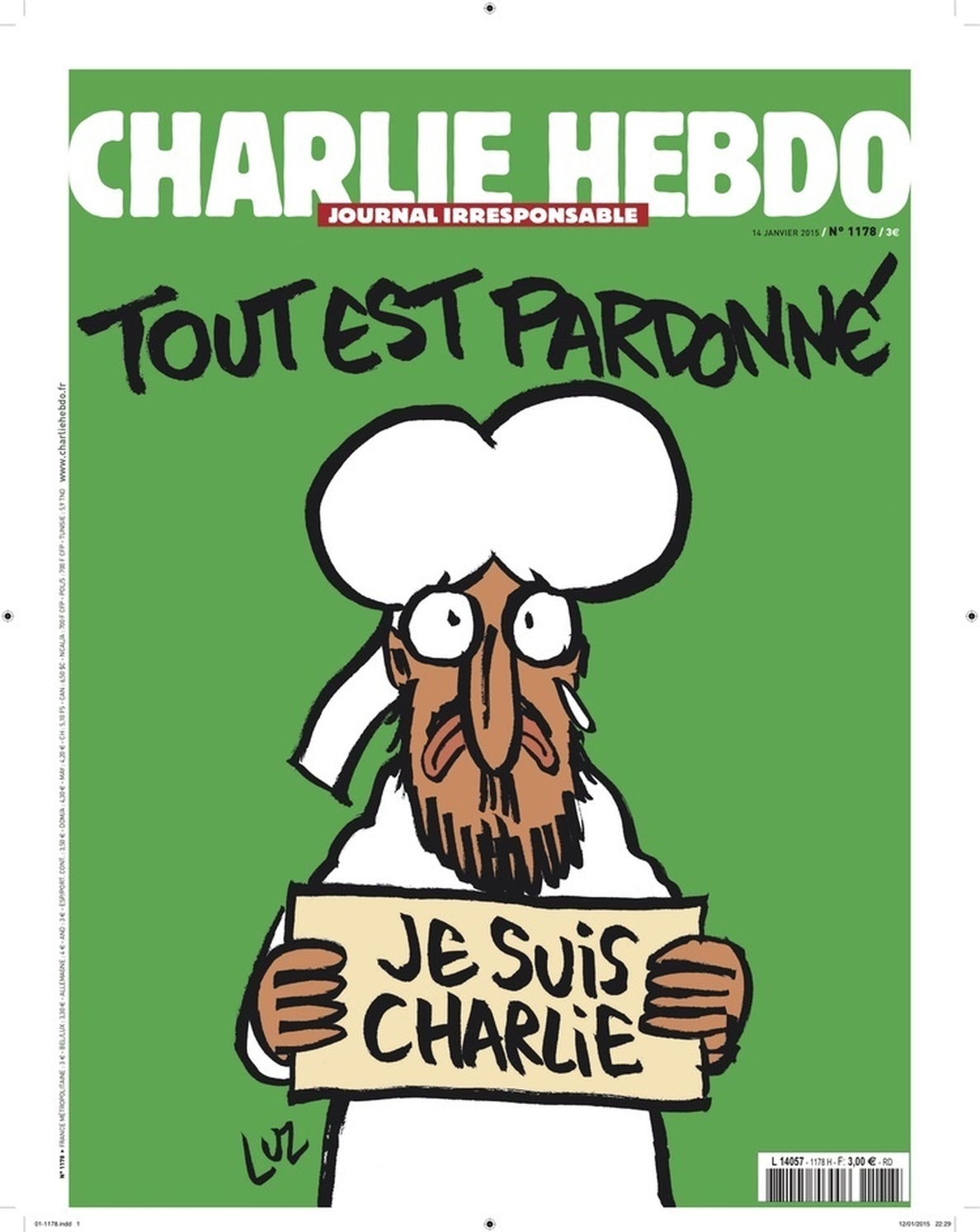 Charlie Hebdo anuncia que su próximo número queda aplazado indefinidamente