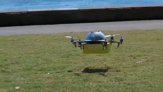 Una editorial australiana usa drones para la entrega urgente de libros de texto