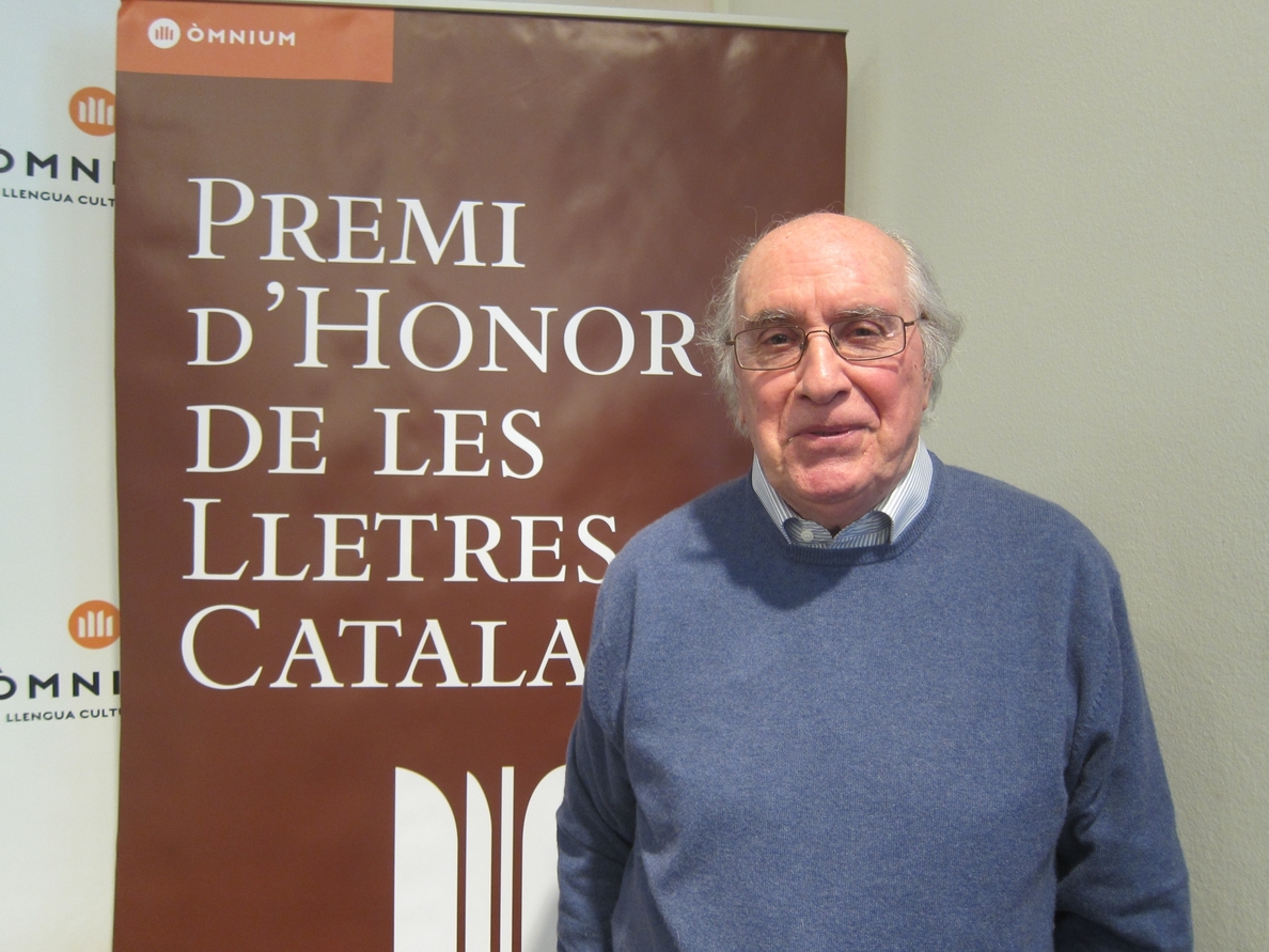 Joan Veny, 47 Premi d»Honor de les Lletres Catalanes por su «compromiso con la lengua»