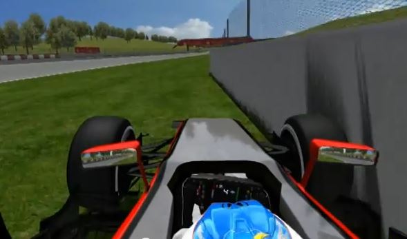 Realizan una simulación del accidente de Alonso con los datos de la telemetría de McLaren