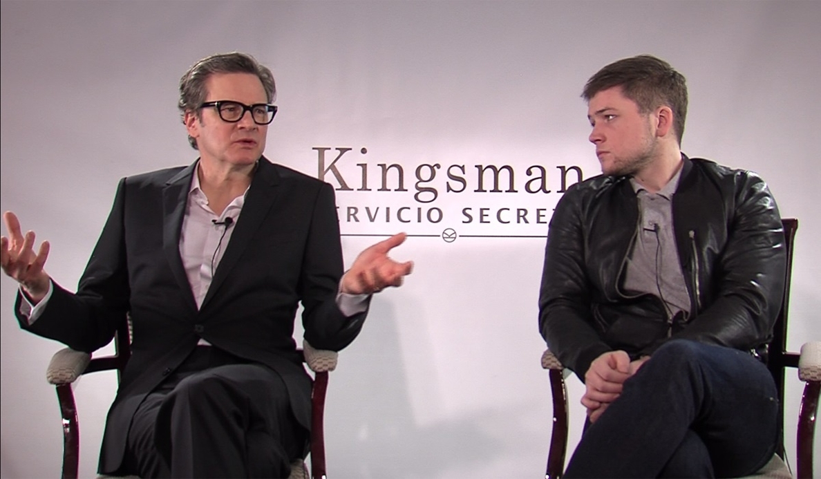 Entrevista con Colin Firth y Taron Egerton, protagonistas de Kingsman: Servicio secreto
