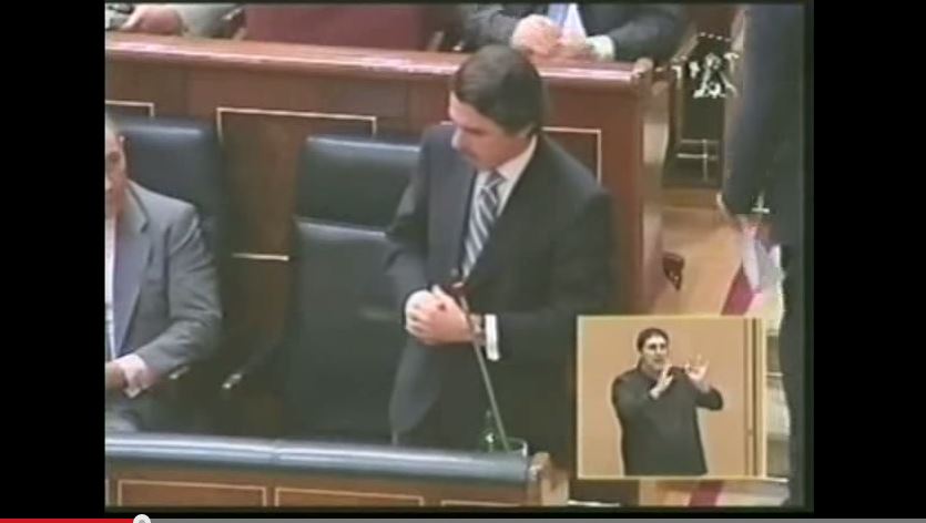El mayor varapalo en un debate se los dio Aznar a Zapatero en 2003