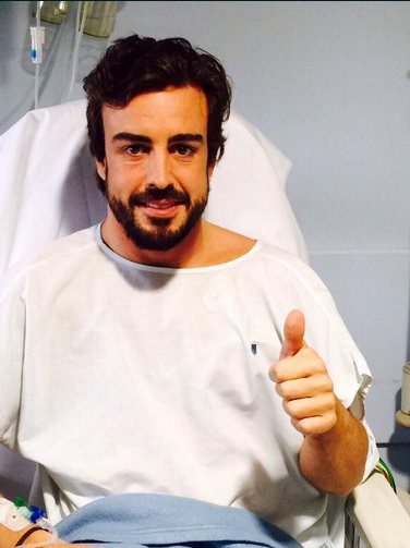 Fernando Alonso despertó del accidente creyendo estar en 1995